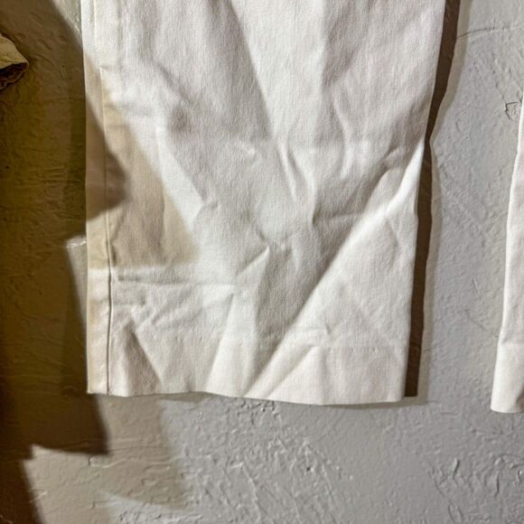 Theory White Trousers with Bi-Stretch Fabric - Picture 7 of 12